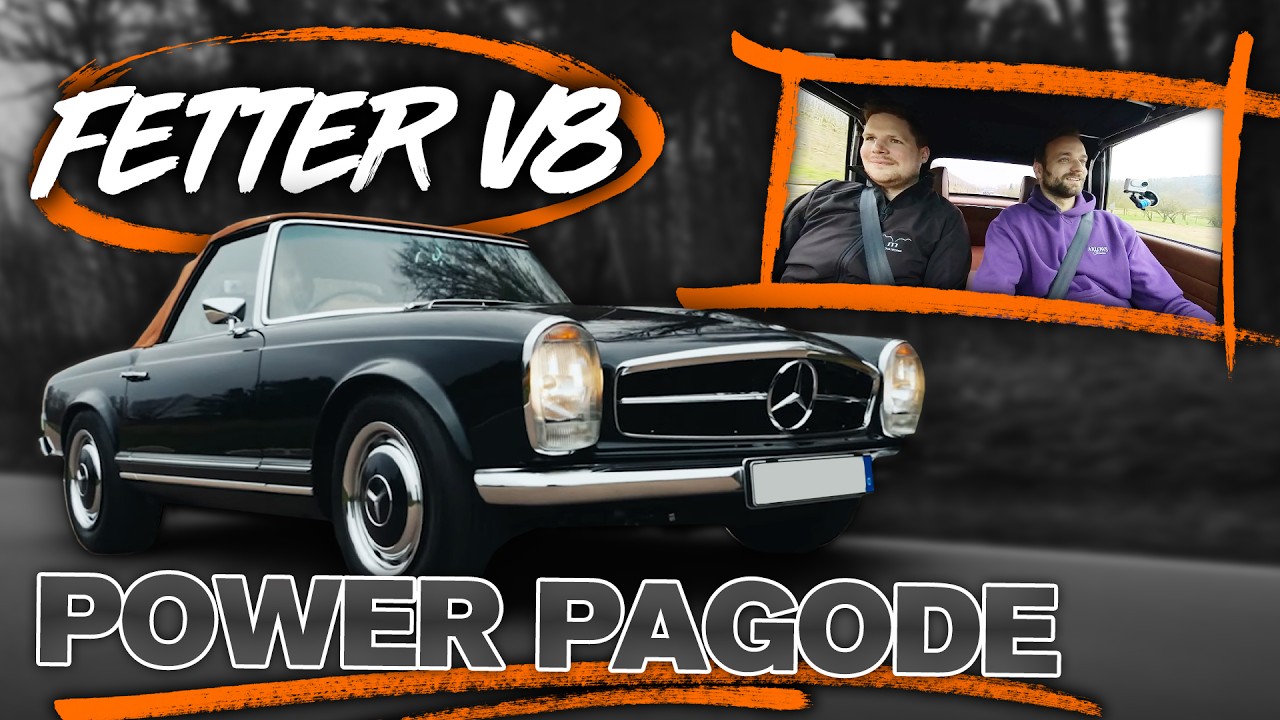 Der PERFEKTE Oldtimer? V8 Power im klassischen SL! Philipp auf Probefahrt mit der Mechatronik Pagode