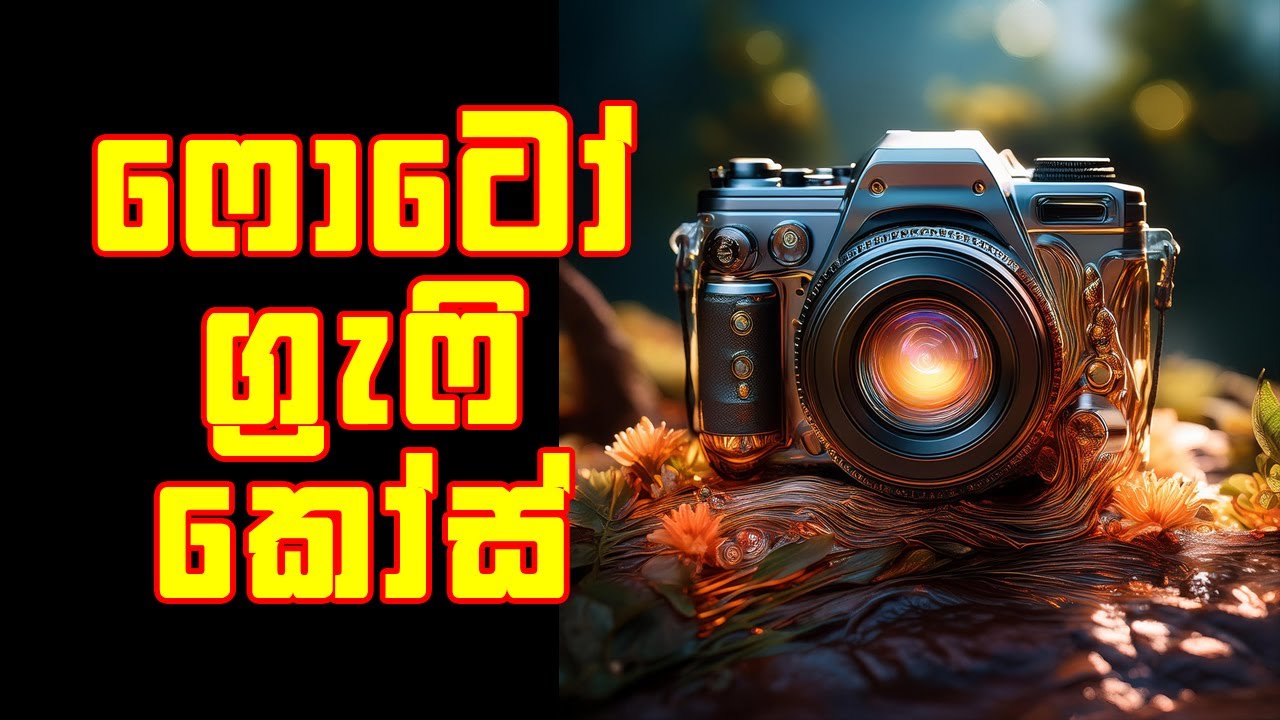 ඡායාරූපකරණ පාඨමාලාව - Photography Course 
