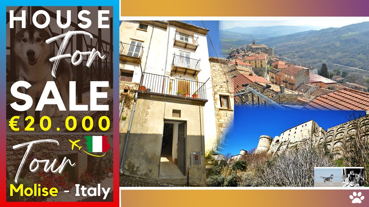 €20K Italian Home for Sale in Molise ITALY | Renovated property with views of the village and castle