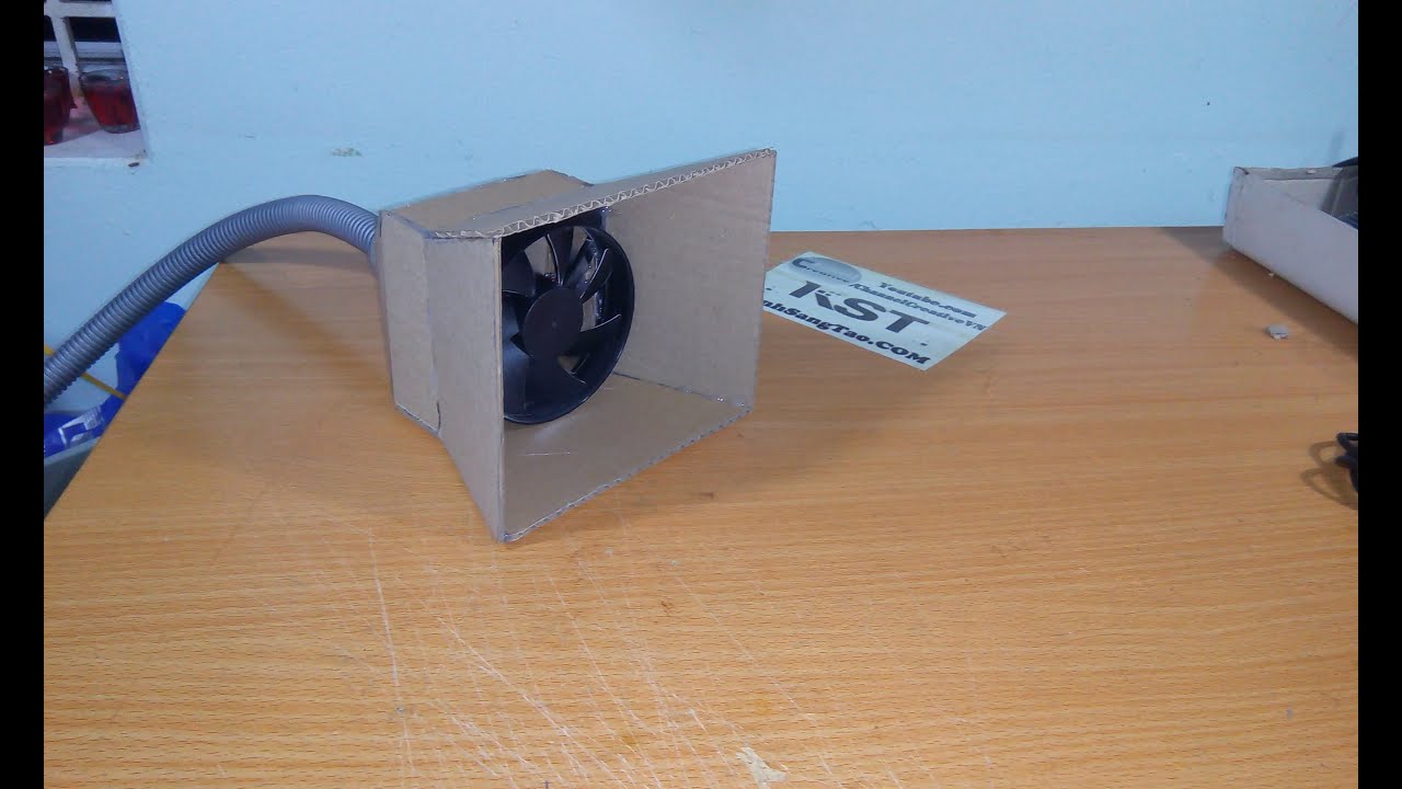 How to make a soldering smoke absorber