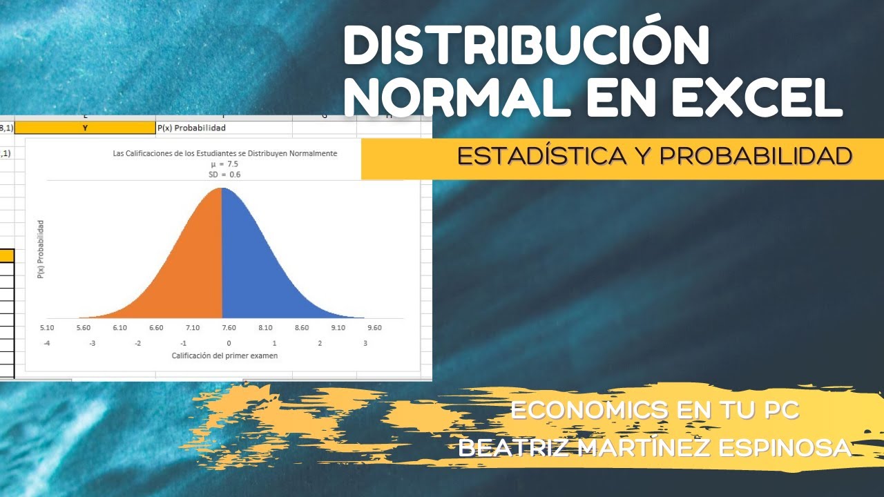 DISTRIBUCION NORMAL EN EXCEL: calcula probabilidades y crea un gráfico