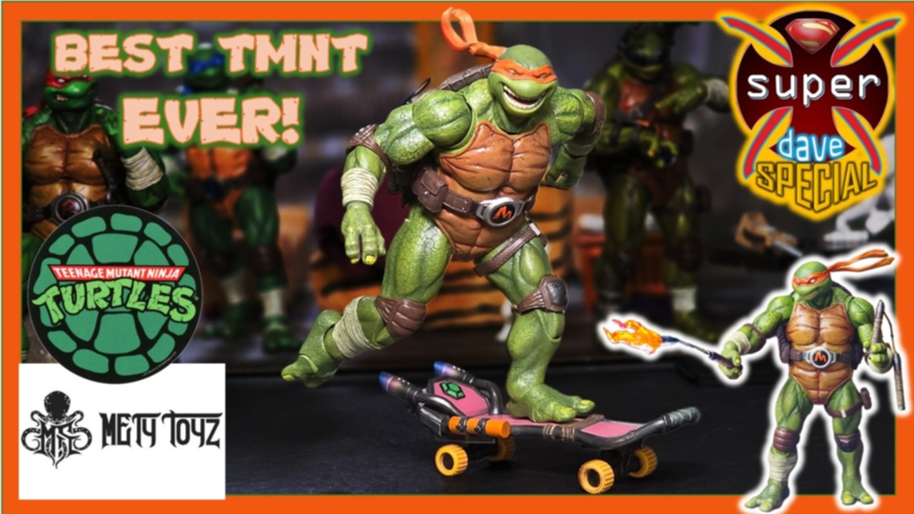 MeTy Toyz LingJihun TMNT Michelangelo Skateboard Turtle