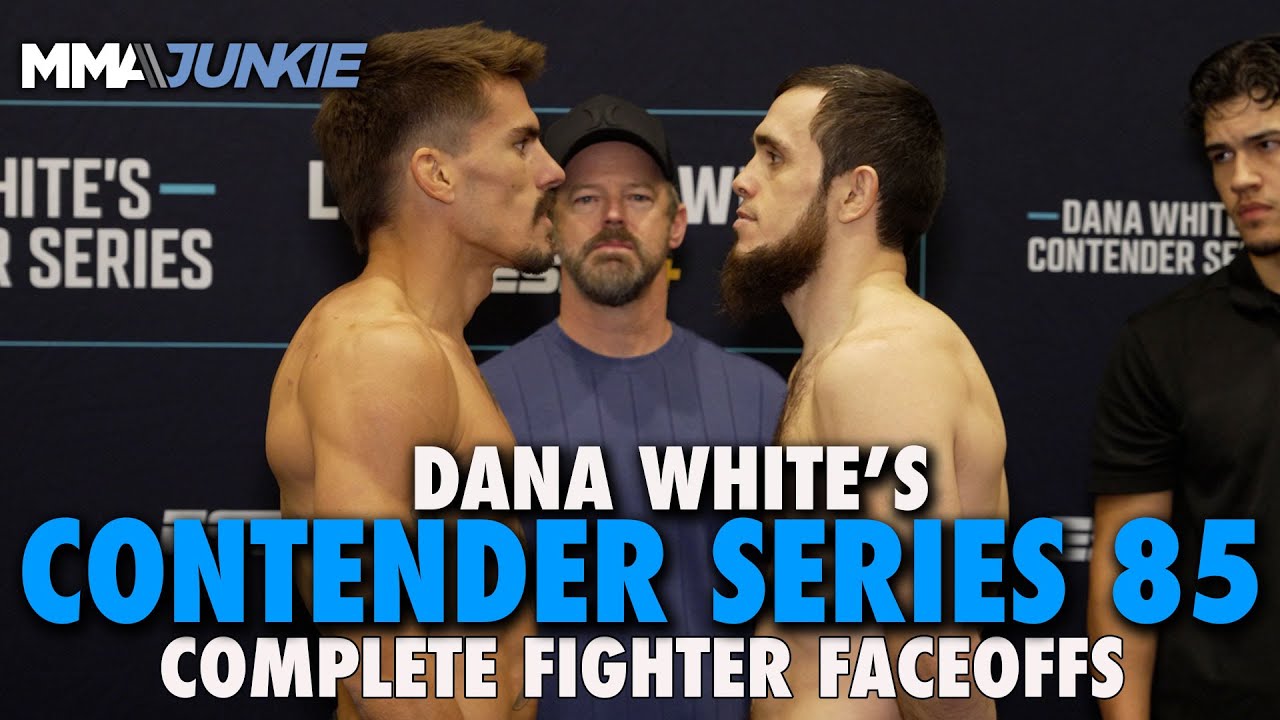 Dana White's Contender Series 85 full card faceoffs