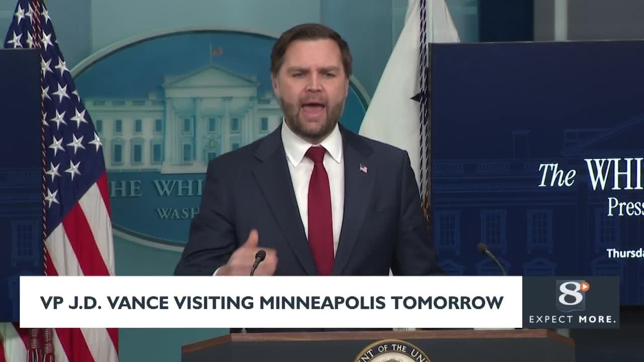 VP J.D. Vance Visiting Minneapolis Tomorrow