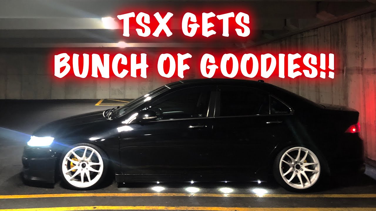 TSX GETS A BUNCH ON GOODIES INSTALLED!!