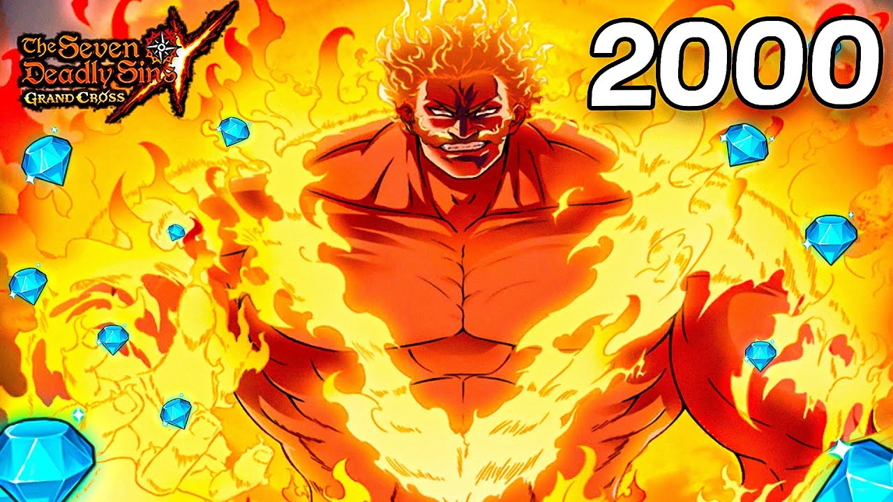 ANIMACIÓN LEGENDARIA!!! 2000💎SUMMONS POR ESCANOR THE ONE ULTIMATE!🙂 | Seven Deadly Sins: Grand Cross