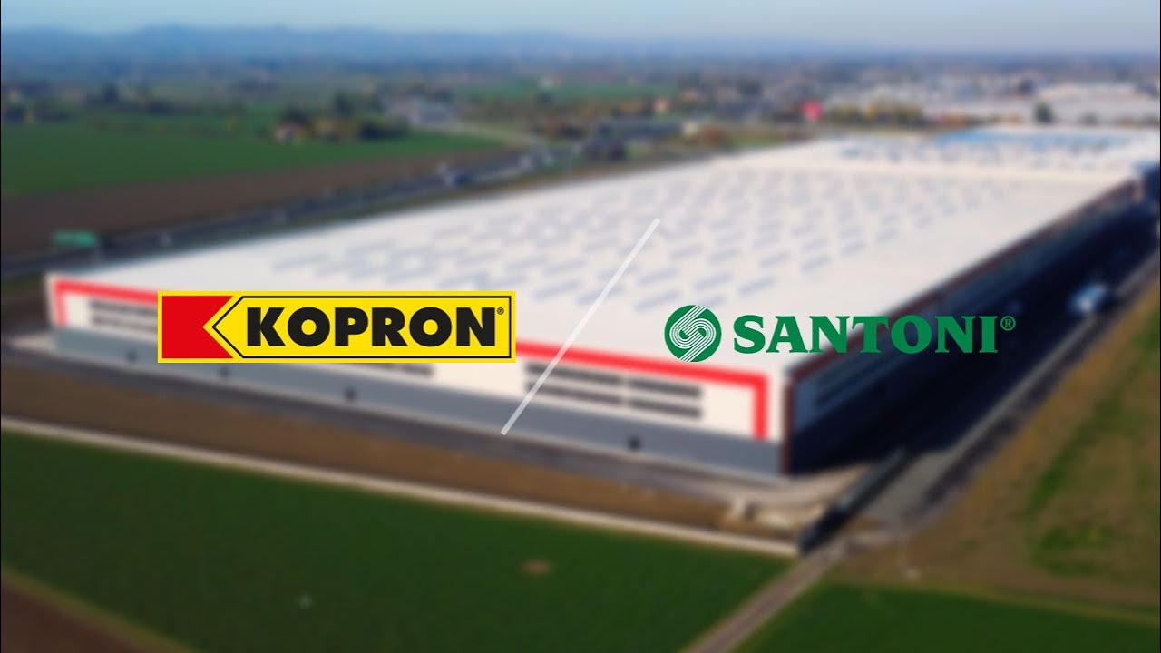 Kopron - baie di carico per il nuovo centro logistico realizzato da Santoni Group