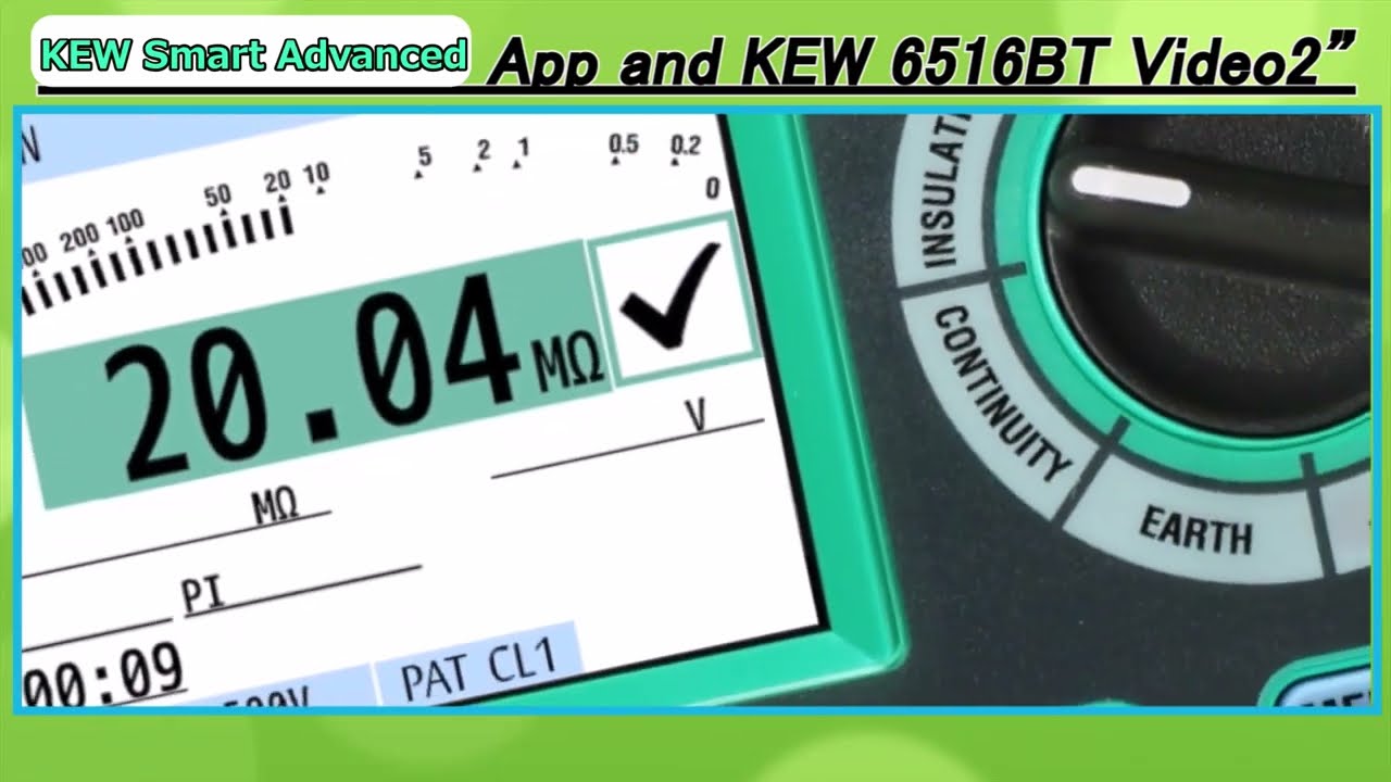 How to use the app (KEW Smart Advanced) using KEW 6516BT- Video 2