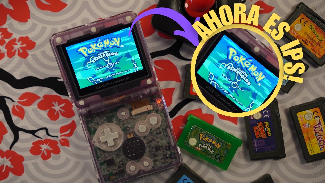 Así puedes ponerle una pantalla IPS a tu Game Boy Advance SP | Tutorial | Shivil