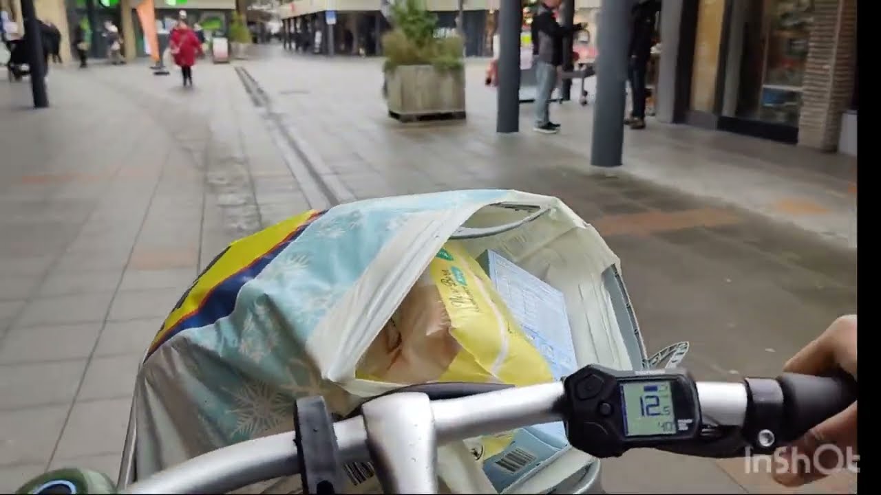 Bike Through Veldhoven Centrum Netherlands Autumn 2023