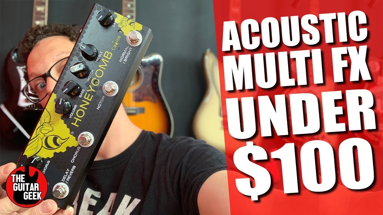 Budget Acoustic Guitar Effects Pedal - Caline Honeycomb Demo and Review
