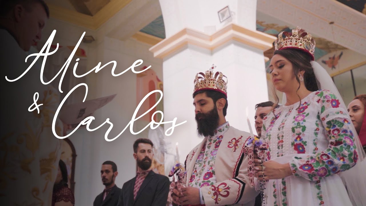 Aline e Carlos - Casamento Tradicional Católico-Ucraniano (Rito Bizantino)