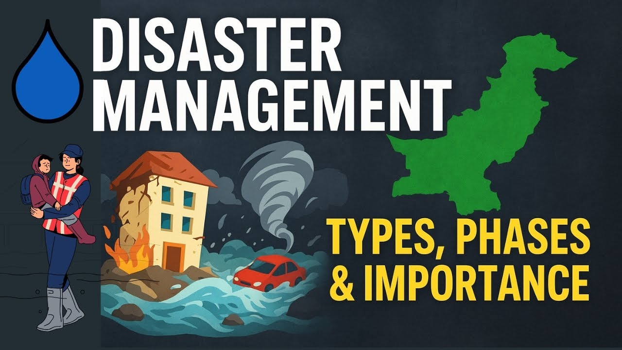 Disaster Management Explained | Types, Phases & Importance | NDMA & Pakistan&rsquo;s Preparedness