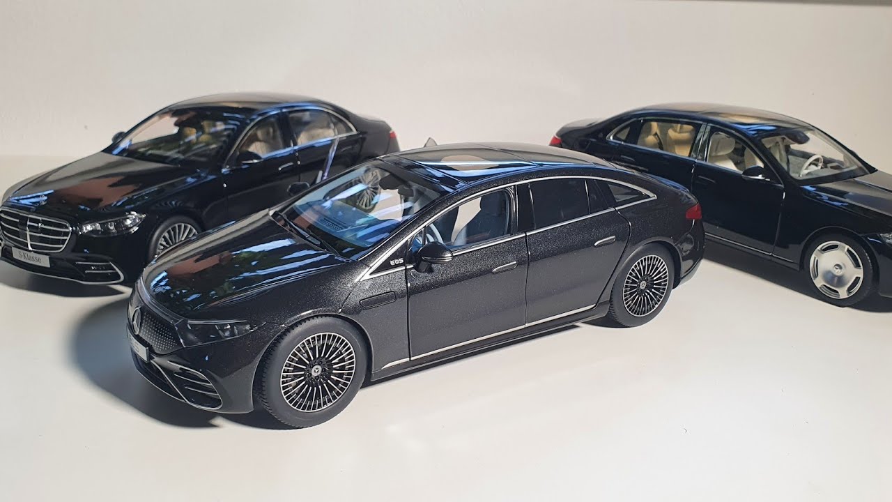 Review: Mercedes-Benz EQS 1:18 scale model by NZG