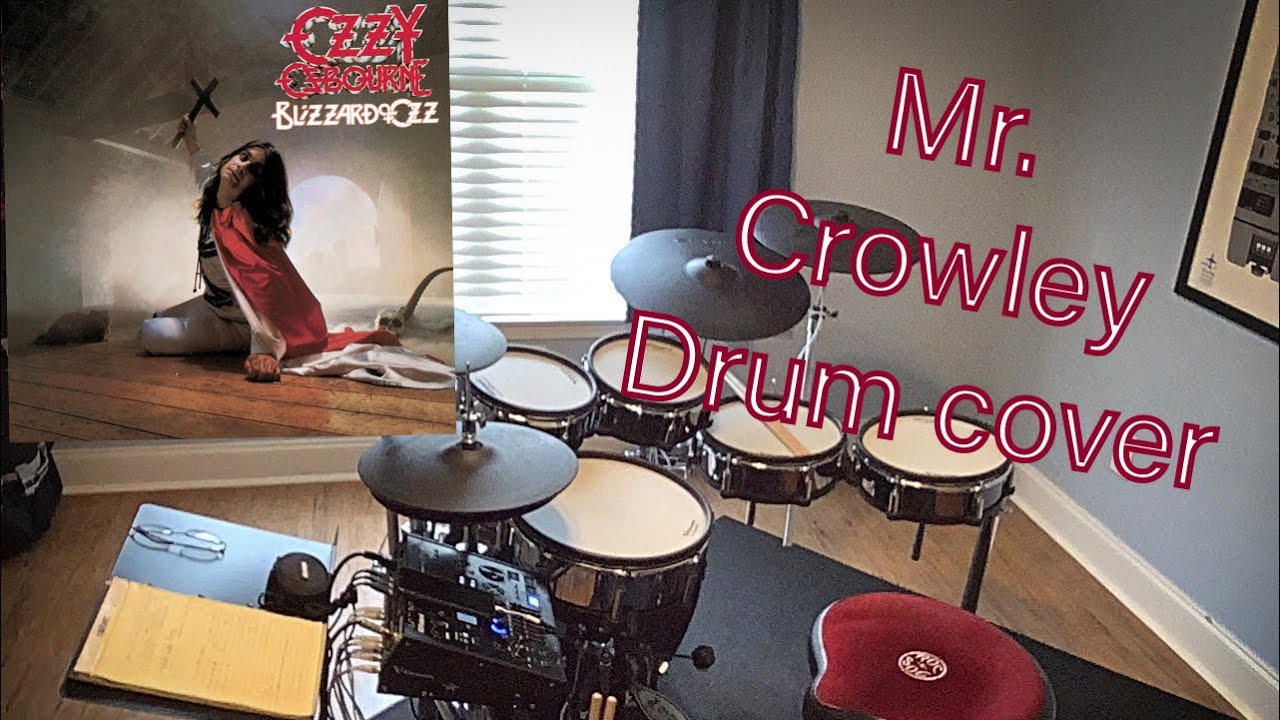 Mr Crowley,Blizzard of Ozz drum cover 🌨️ 