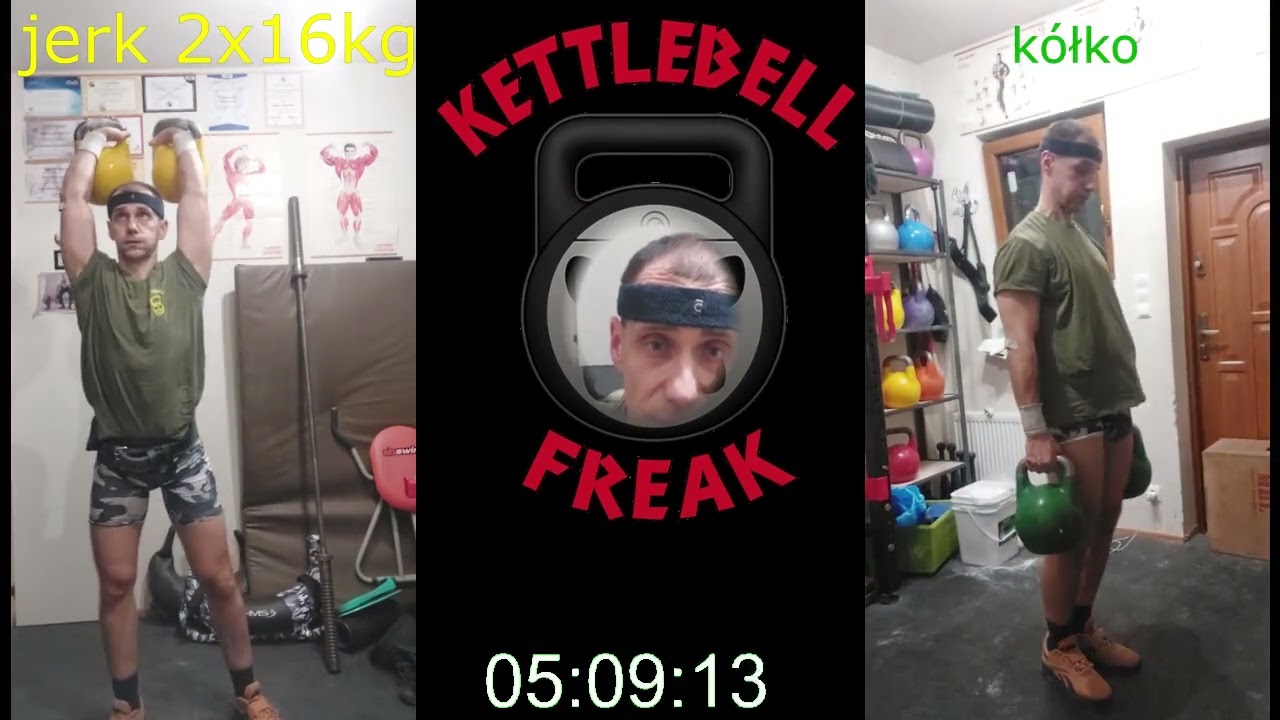 260212 #girevoysport #kettlebell #halfsnatch #jerk #kettlebellworkout