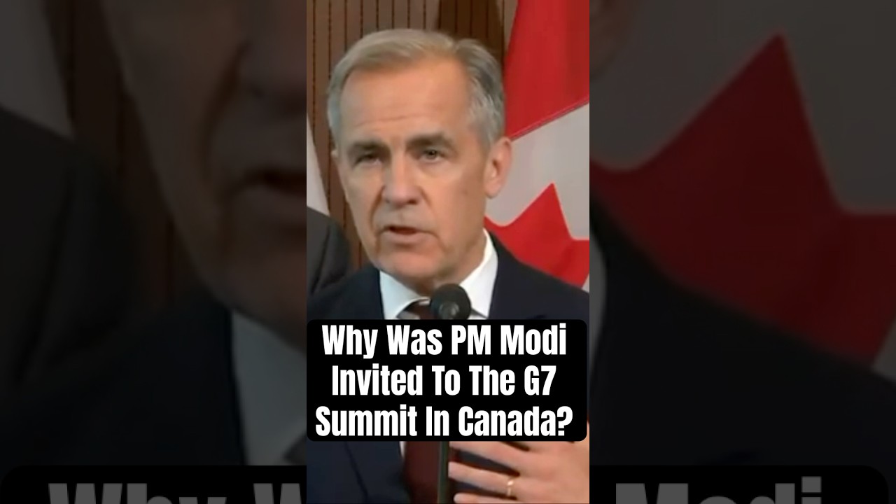 Why PM Modi Was Invited To The G7 Summit By Canadian PM Mark Carney #modi #canada #trump