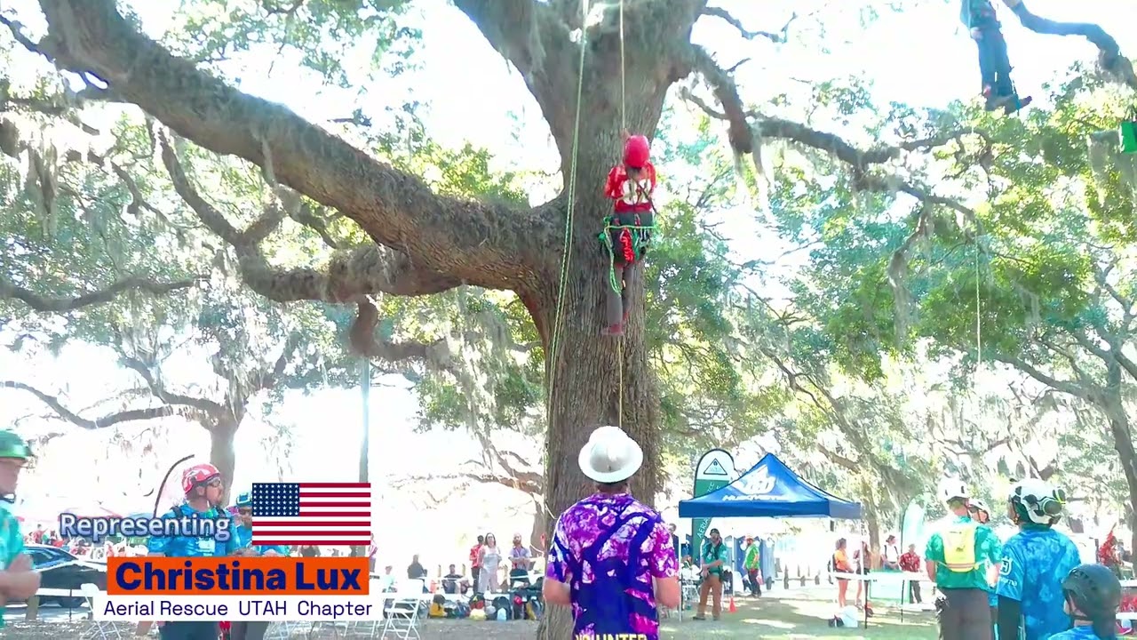 Chistina Lux Aerial Rescue ITCC 2024 Representing UTAH USA Chapter
