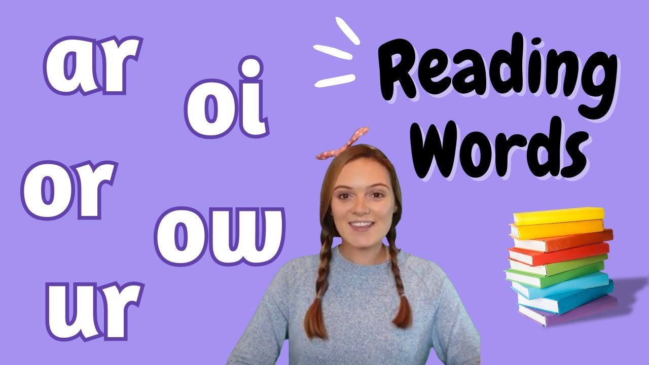 ar oi or ow ur | Digraphs | Phonics Practice | Learn to Read | British Teacher