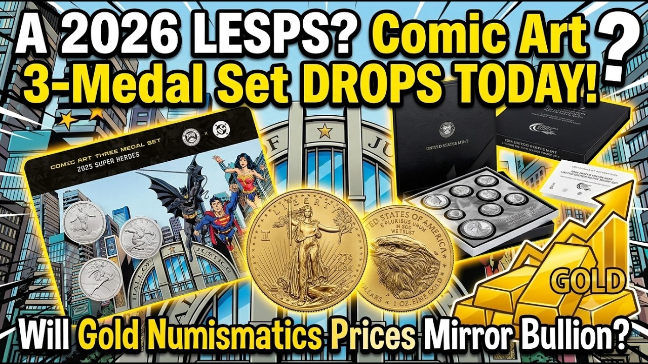 Будет ли LESPS в 2026 году? Набор из 3 медалей &laquo;Комикс-арт&raquo; выходит сегодня! Цены на несертифицир...