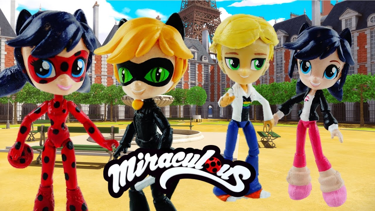 Compilation - Miraculous Ladybug Toy Cat Noir Marinette Adrien Custom Dolls