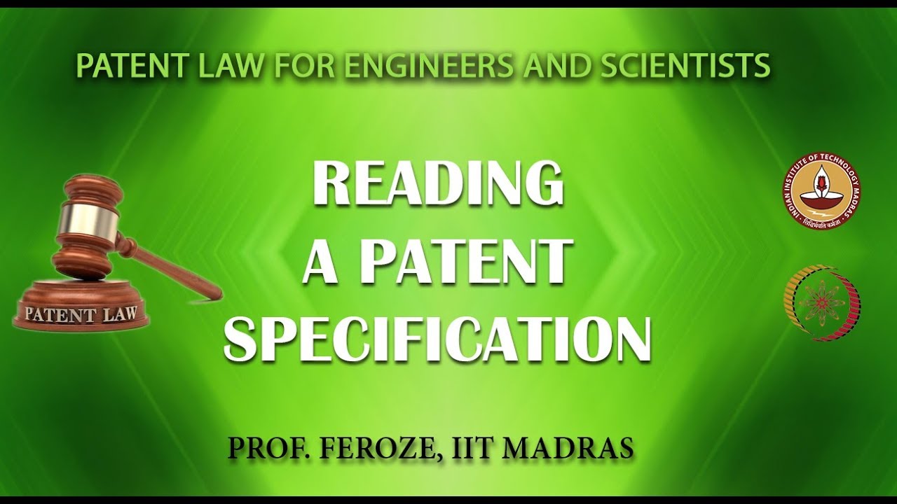 Reading a Patent Specification