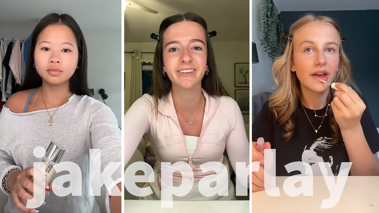 Makeup Tutorial Tiktok Compilation - GRWM  ( Get Ready With Me ) ❤️(Skincare, Makeup, Outfits) 749🥰