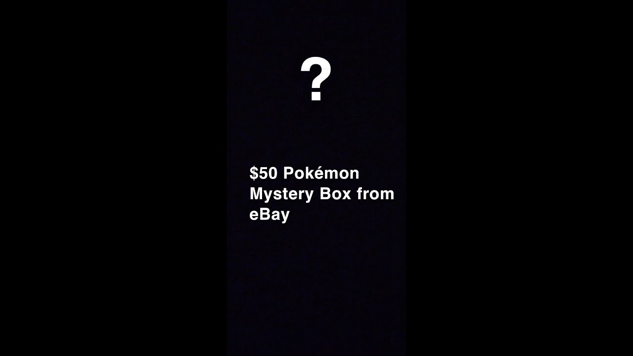 Opening A $50 Pokemon Mystery Box From eBay!