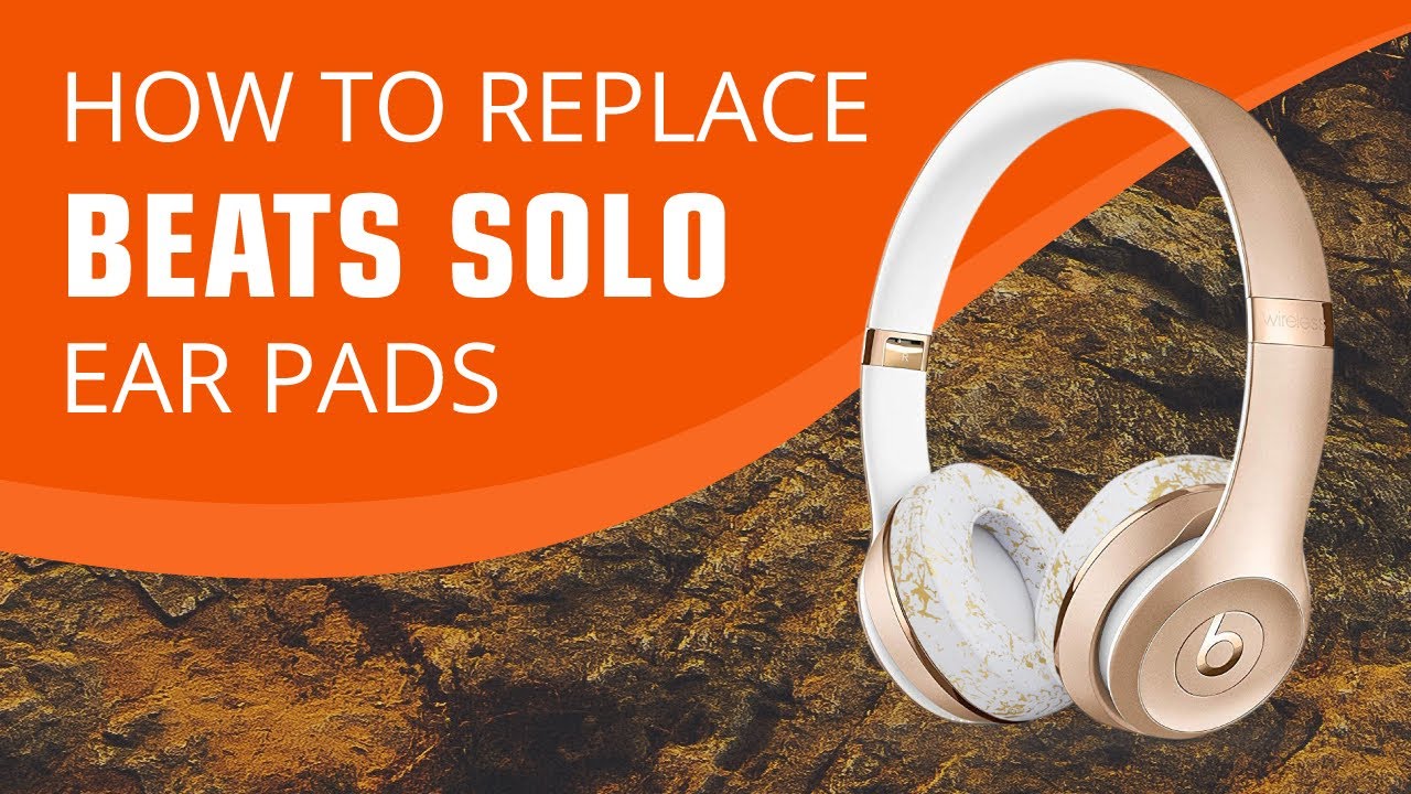 Как заменить амбушюры Beats By Dre Solo 2/3 (беспроводные)