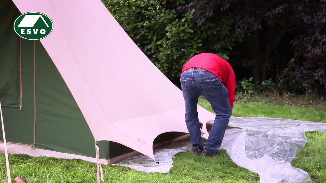How to set up a Pyramid tent