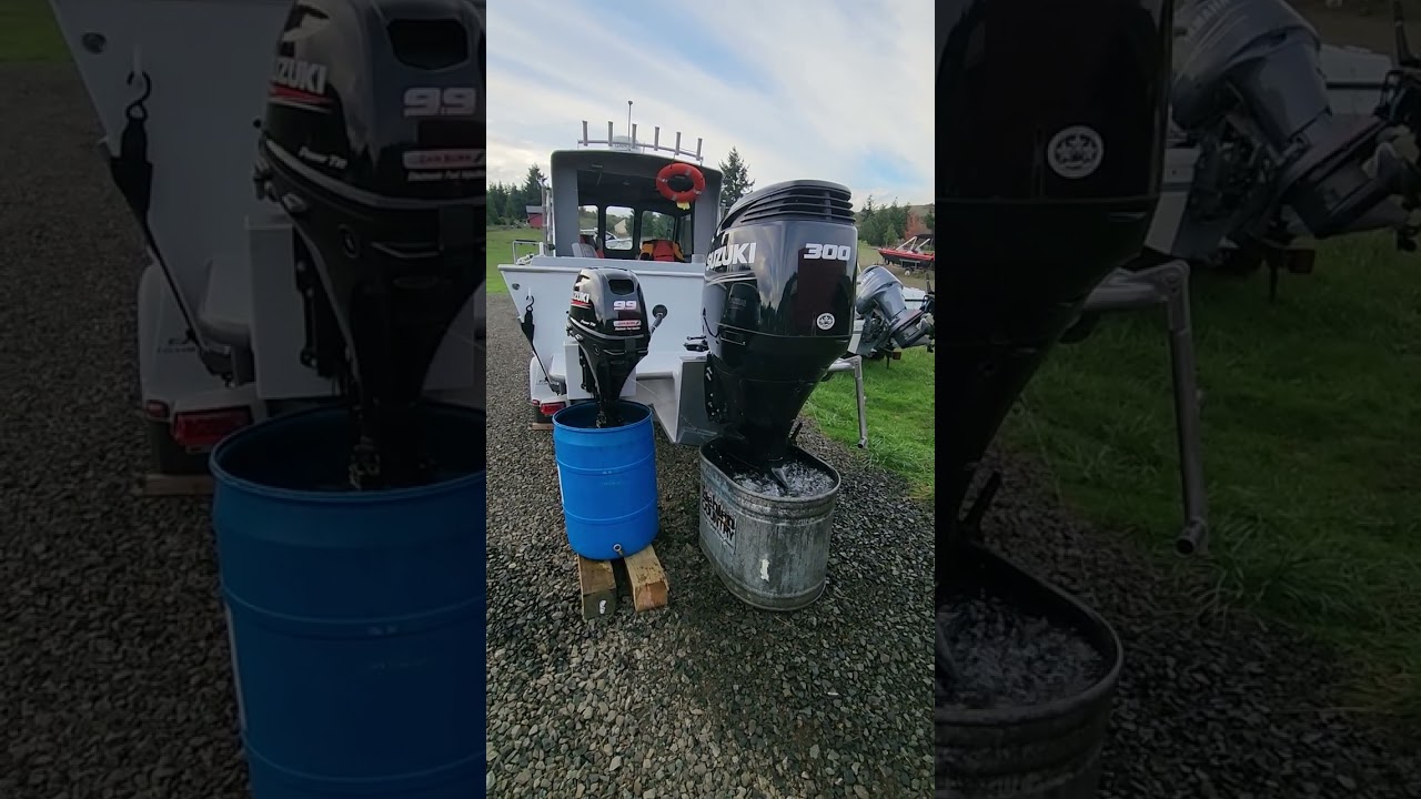 2019 Suzuki 300hp & 2019 Suzuki 9.9hp EFI kicker. @OutboardMadness #outboardmadness
