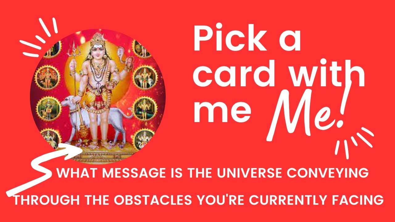 What message is the universe conveying through the obstacles you're currently facing - Pick a card