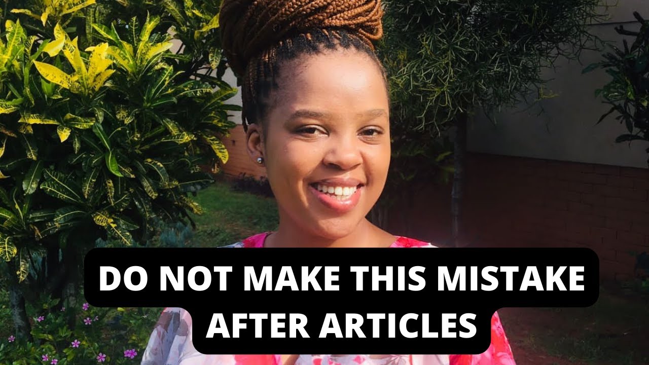 Don't make this MISTAKE after Articles || Life after CA(SA) articles