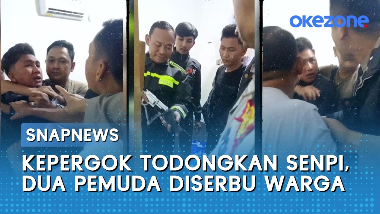 Bikin Resah Sambil Todongkan Pistol, Dua Pemuda Berakhir di Sel Tahanan
