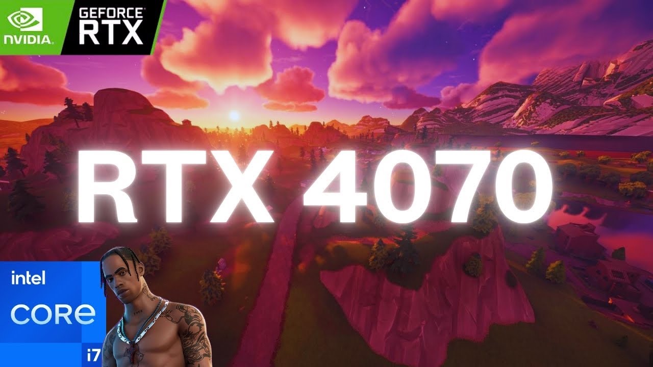 Fortnite 1080p Benchmark | RTX 4070 SUPER + i7-13700K | DX12 Settings Test