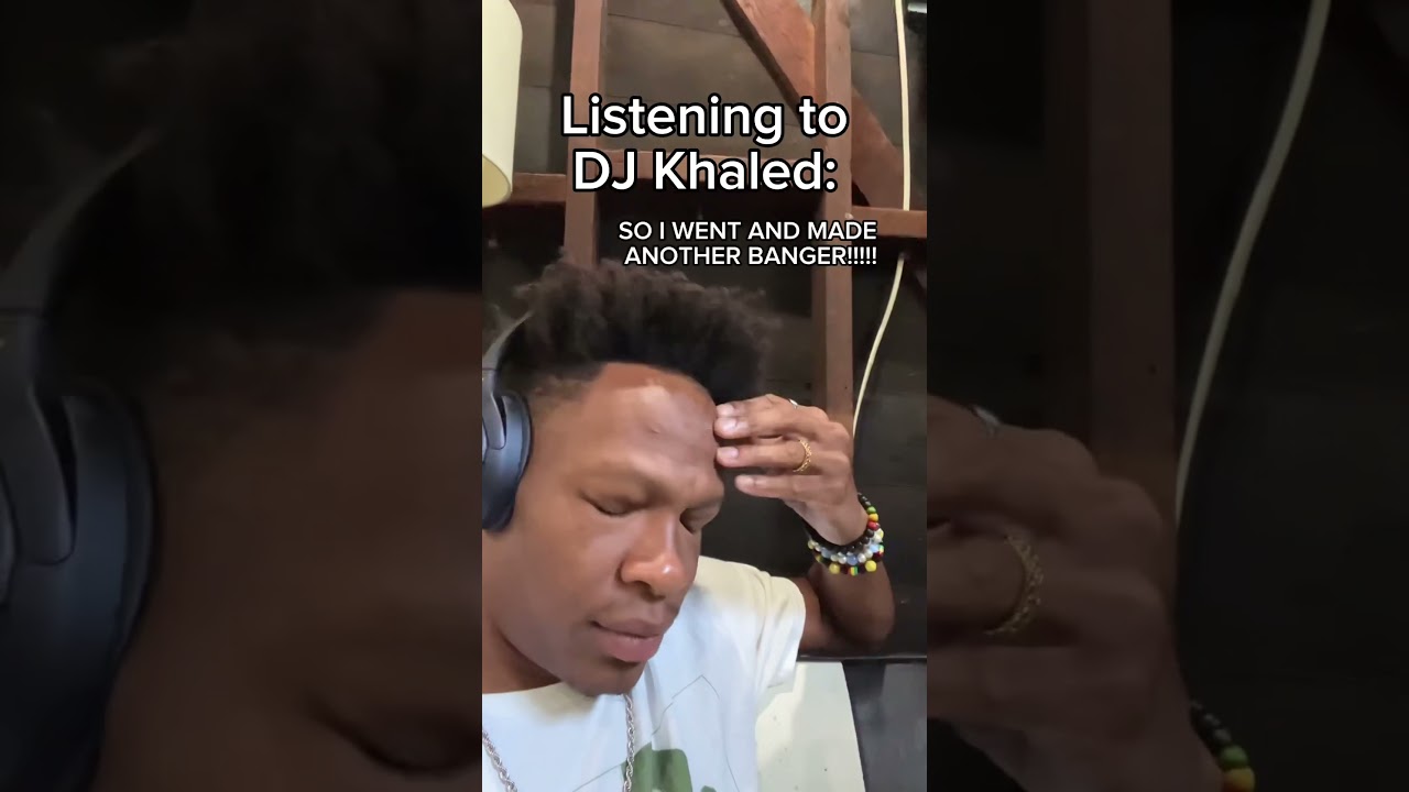 Listening to DJ Khaled #relatable #djkhaled #listen