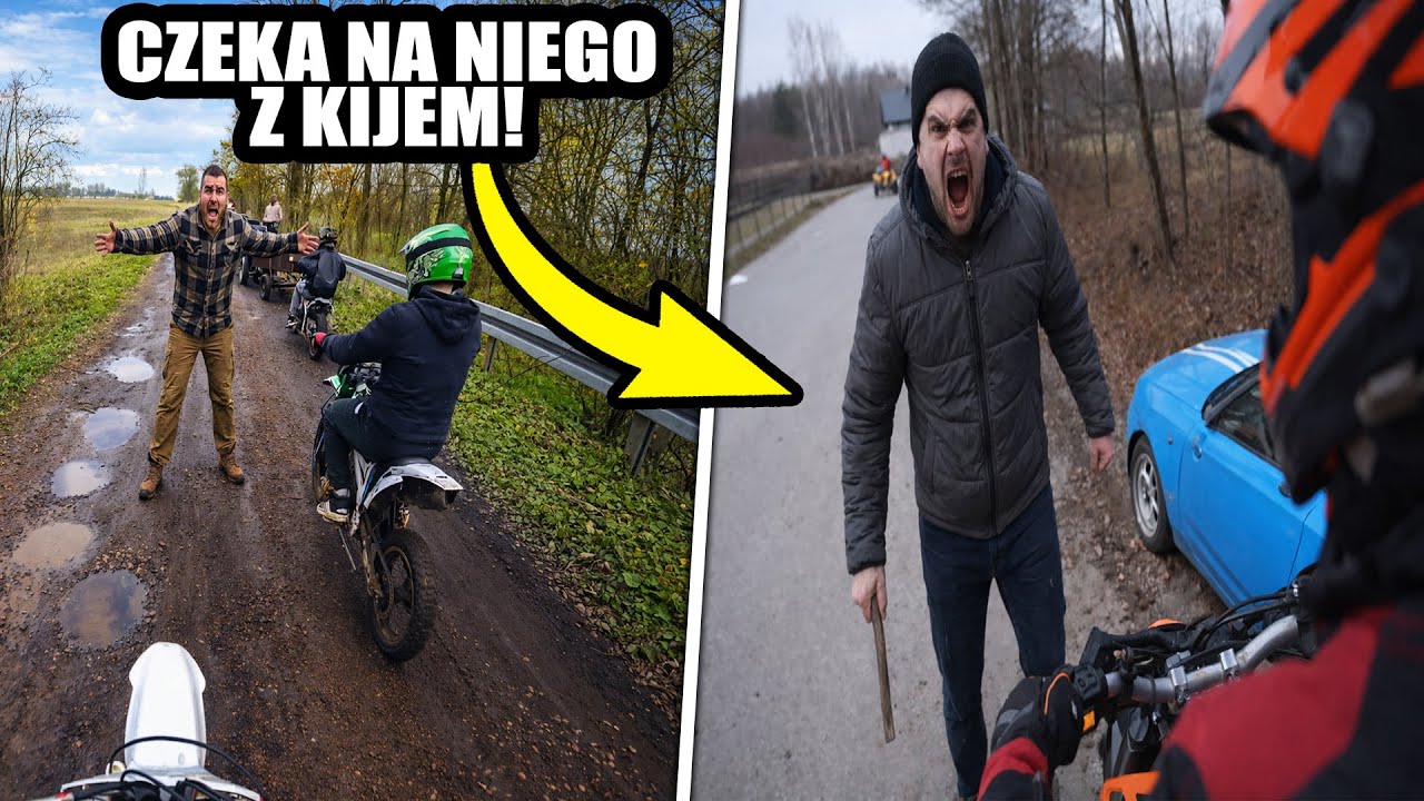 NAJLEPSZE ANGRY PEOPLE vs MOTOCYKLIŚCI *Straż leśna*