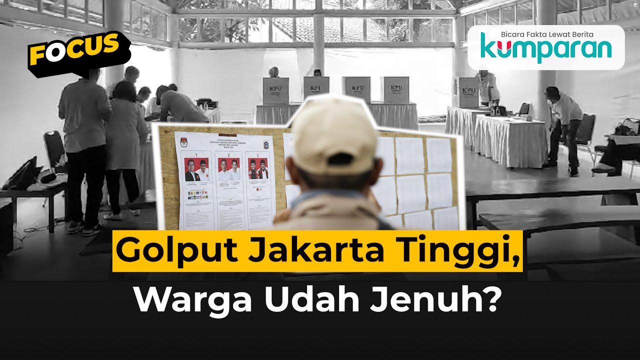 Angka Golput di Jakarta Hampir 50 Persen, Tertinggi Dalam Sejarah, Kok Bisa?