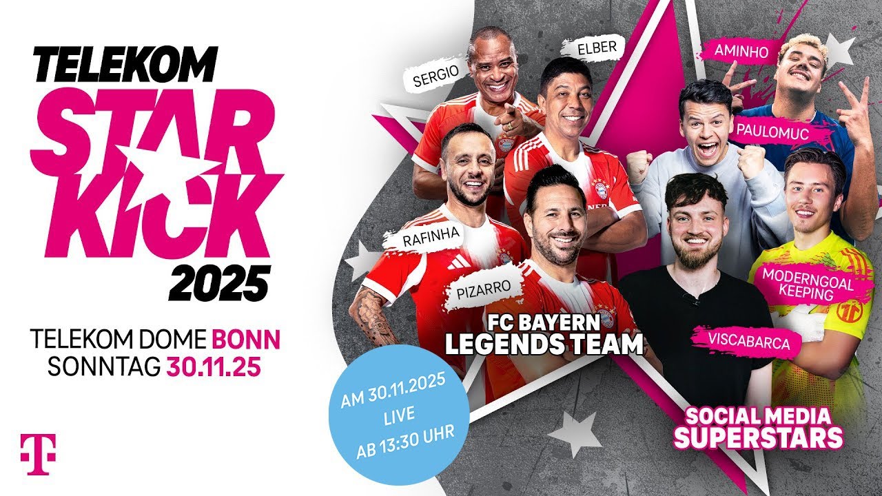 Telekom Starkick 2025 | Das Fu&szlig;ball-Spektakel des Jahres! | MAGENTA SPORT
