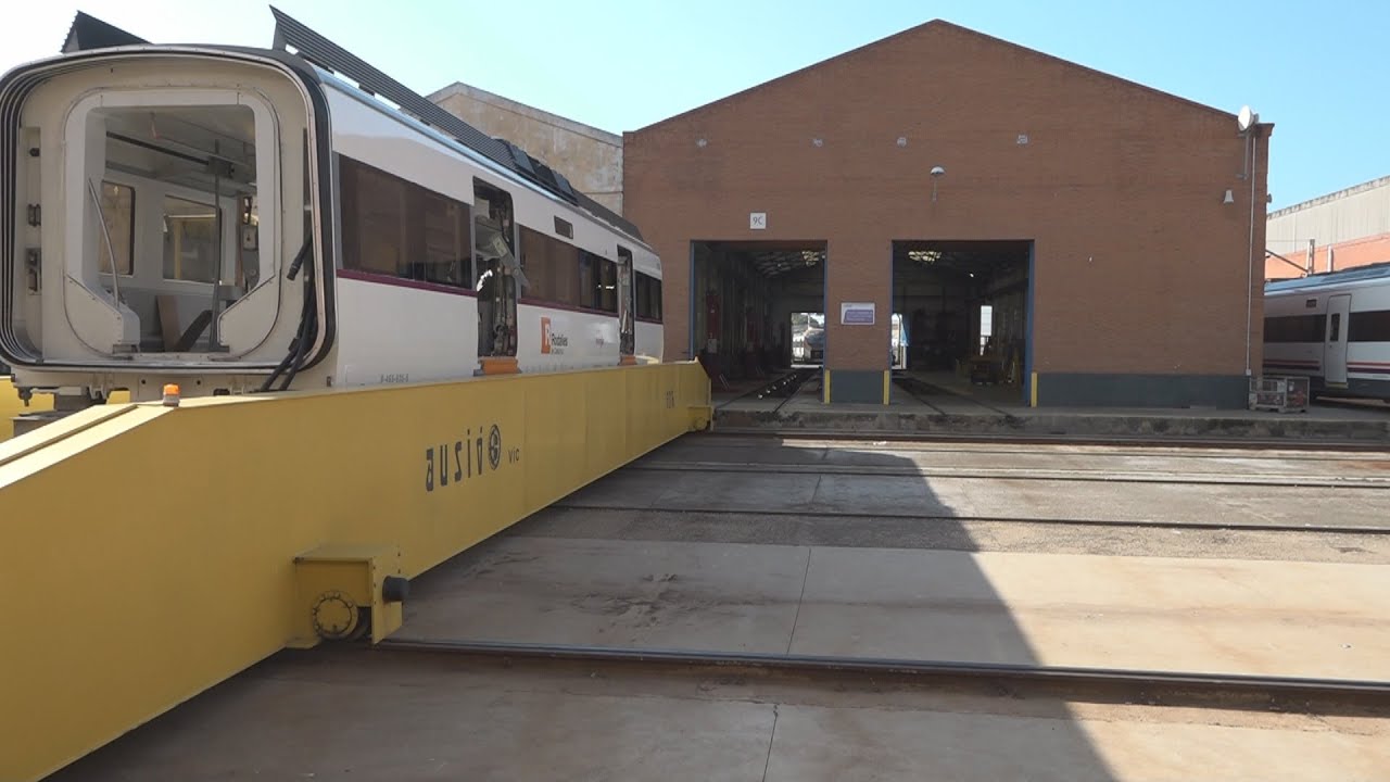Renfe invertirà 20 M€ als tallers de Vilanova per fer el manteniment dels nous trens de rodalies