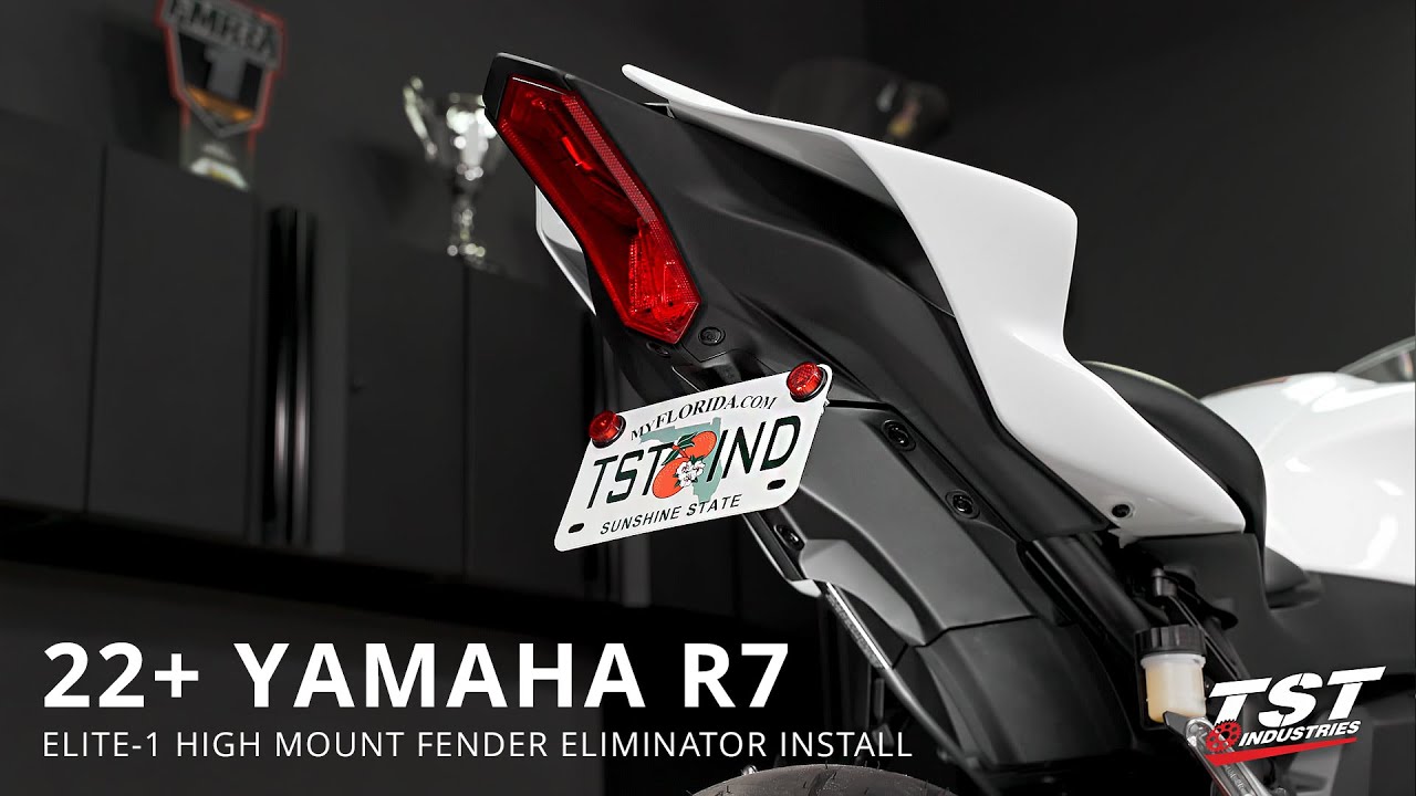 How to install an Elite-1 High Mount Fender Eliminator on a 2022+ Yamaha R7 by TST Industries