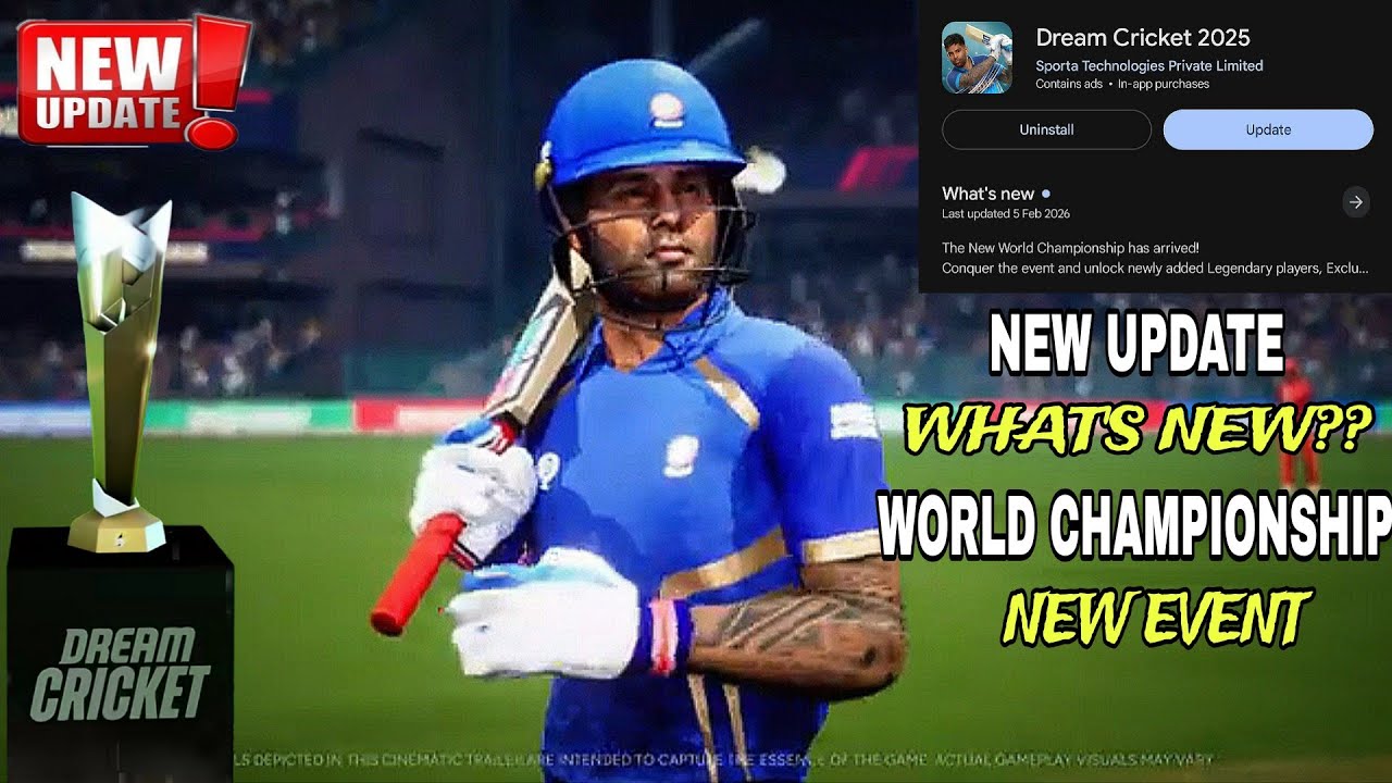 New Update Dream Cricket 25 #dreamcricket25 #dreamcricket2025 #dreamcricket #dreamcricket25newupdate
