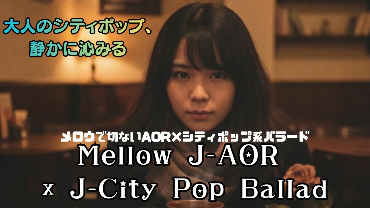 【大人のシティポップ、静かに沁みる】Mellow Japanese AOR × Japanese City Pop Ballad