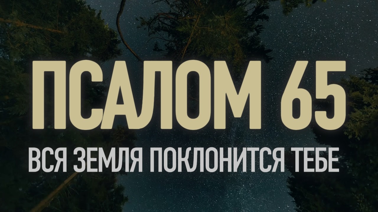 ПСАЛОМ 65 | 