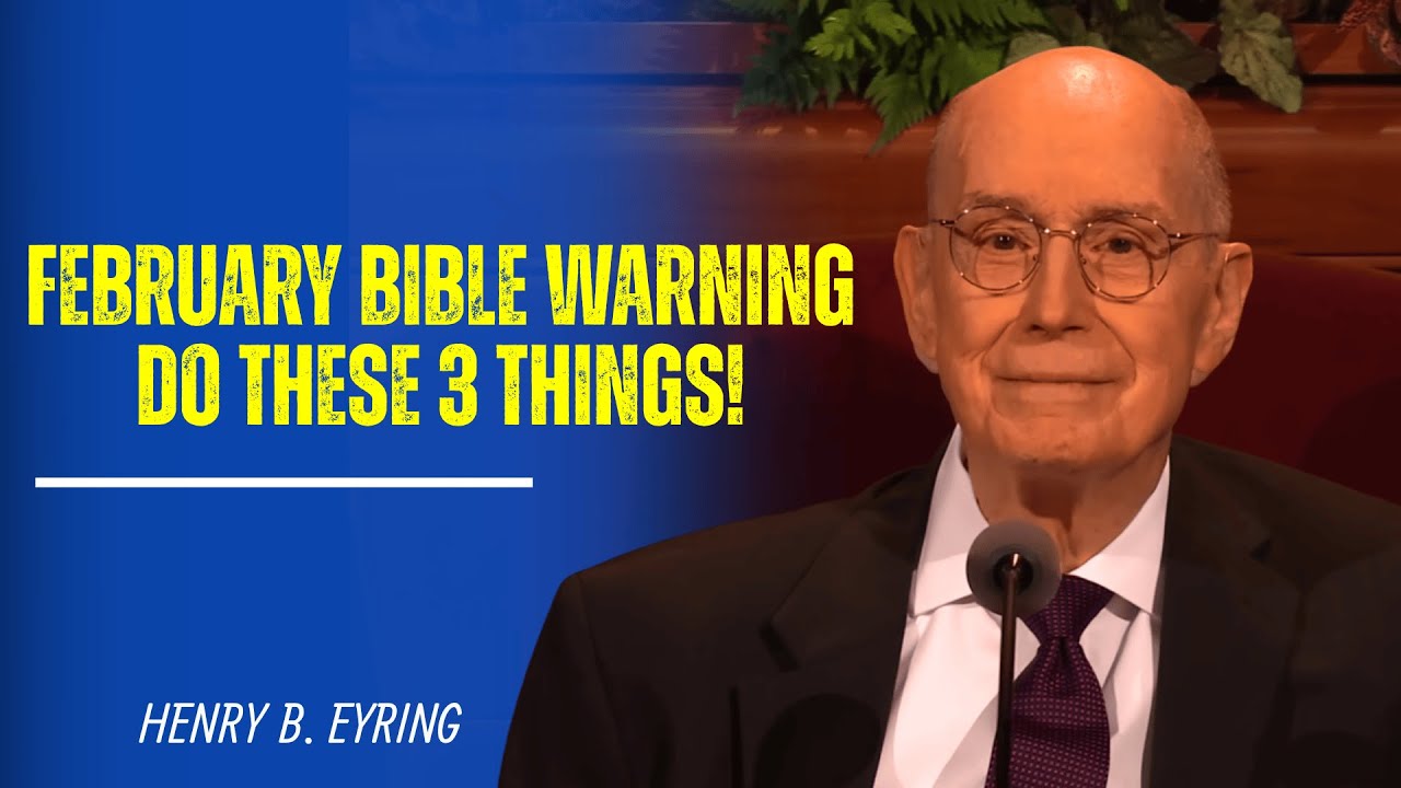 Henry B. Eyring | February Bible Alert: Just 3 Actions That Will Bring Blessings to Your Family!