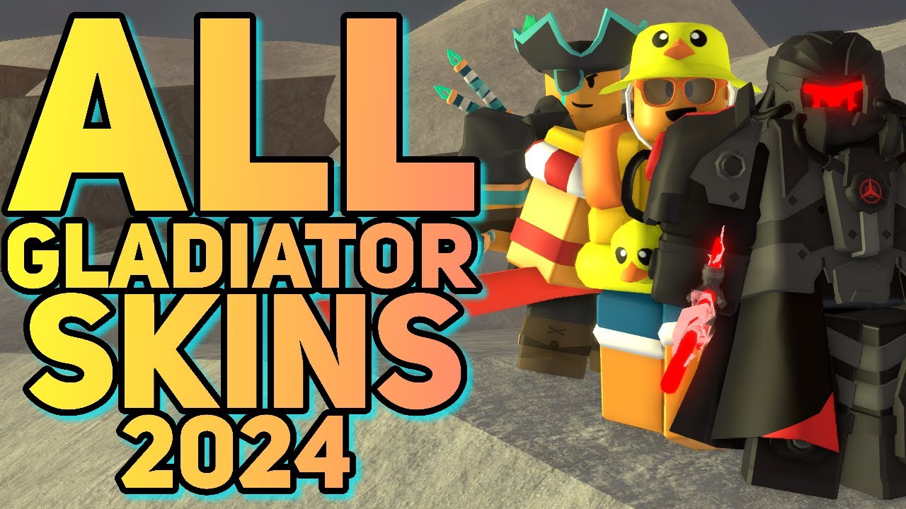 [2024] ALL GLADIATOR SKINS | Tower Defense Simulator