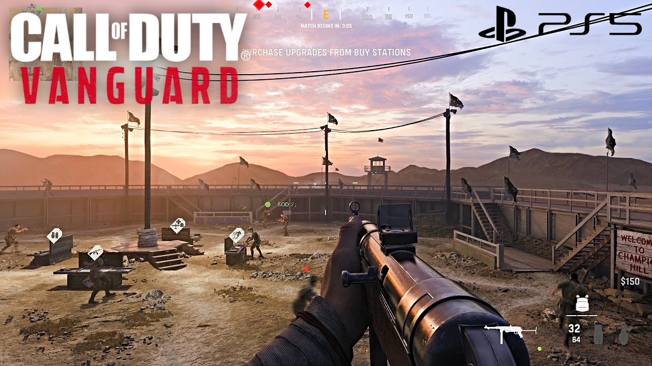 Call of Duty Vanguard (PS5) ALPHA Multiplayer Gameplay (Win Champion Hill Mode)