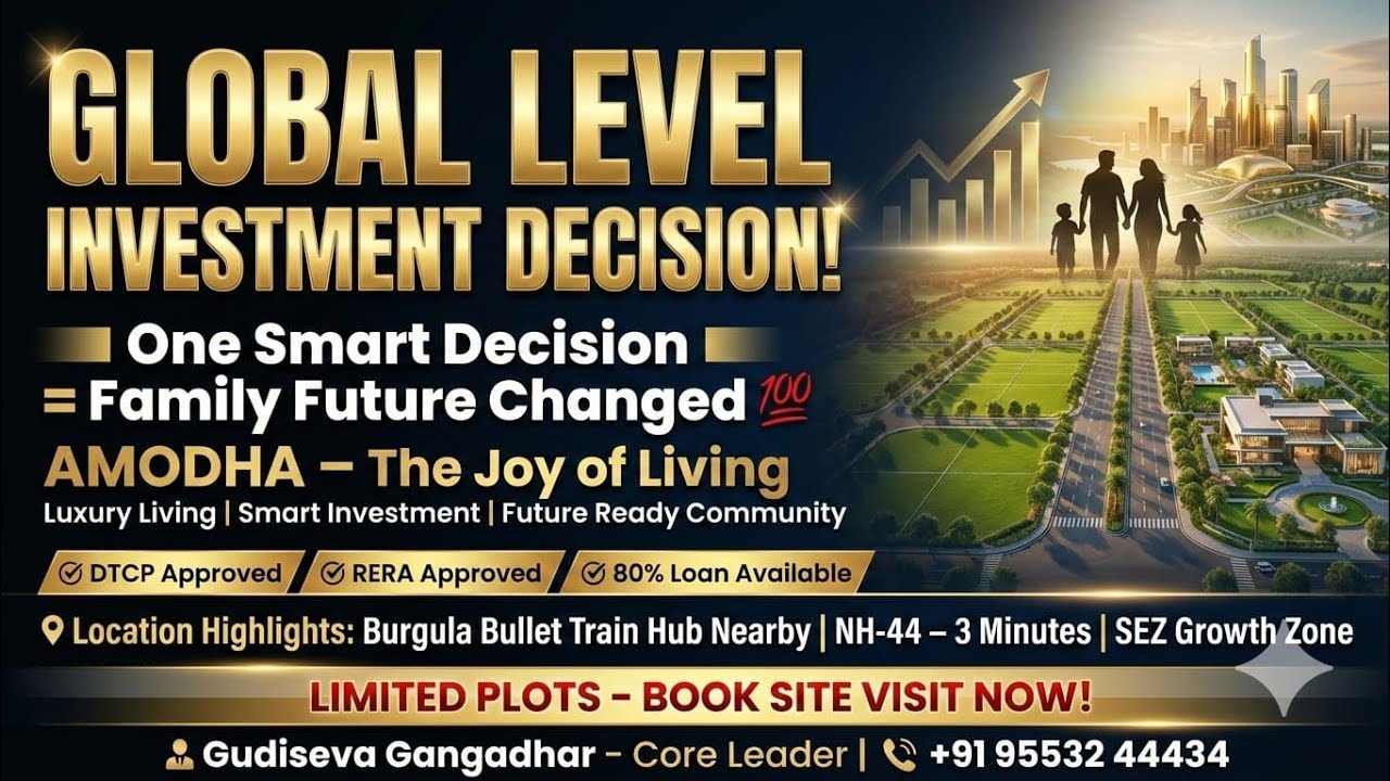 Fully Developed Venture@ Amodha, Shadnagar, DTCP, RERA Approved 