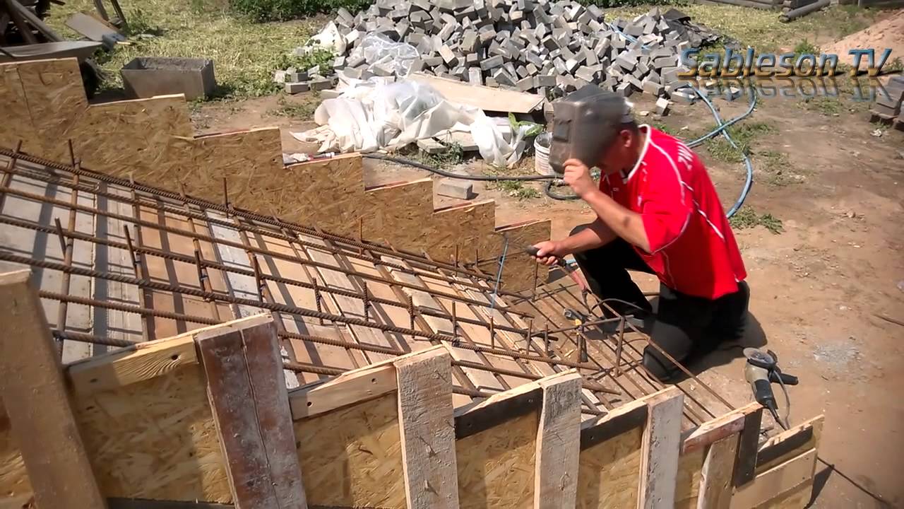 Сборка опалубки для лестничного марша.💥⭐