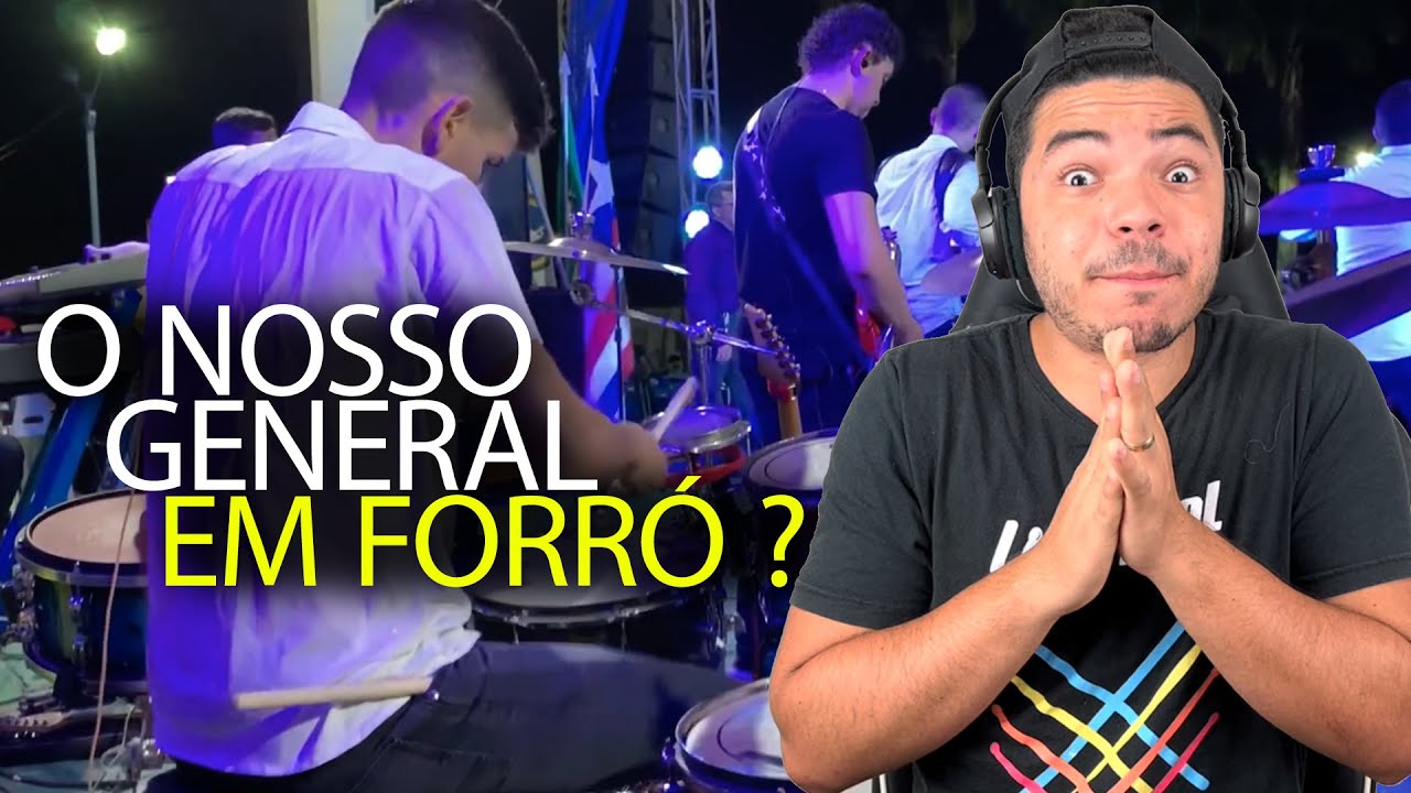 O NOSSO GENERAL EM FORRÓ??????? PRIMEIRA VEZ QUE EU VI ISSO NA VIDA | REAGINDO AO GUI BATERA
